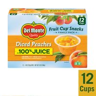 Del Monte Diced Peaches in 100% Juice