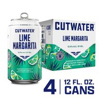 Cutwater Spirits Tequila Lime Margarita - 4 Pack