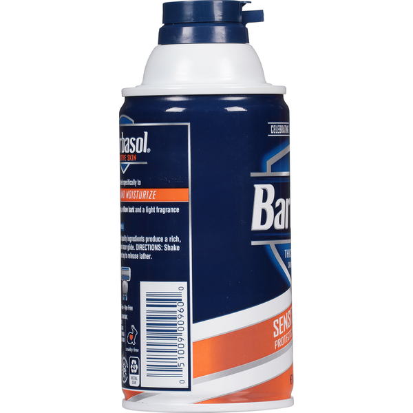Crème à raser épaisse et riche Barbasol pour peaux sensibles