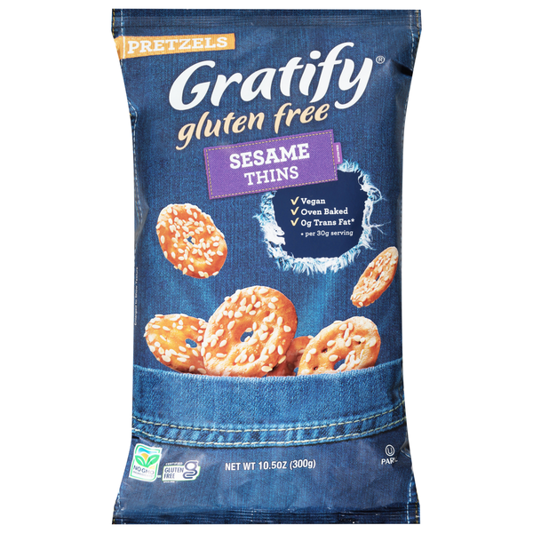 Gratify Sesame Thins - Experiencia de Snack Premium