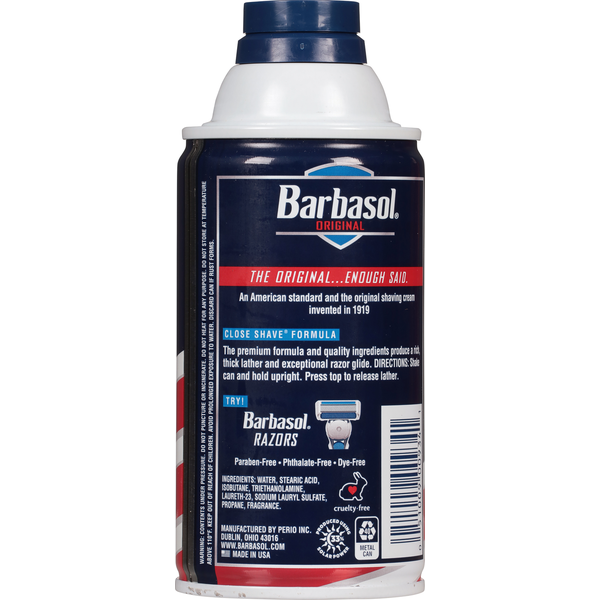 Crema de Afeitar Barbasol Espesa y Rica Original