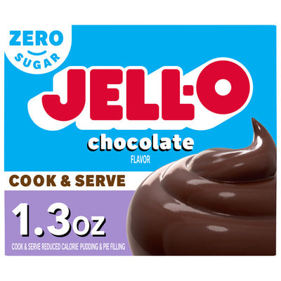 Pudín Jell-O Sabor Chocolate Sin Azúcar para Cocinar y Servir