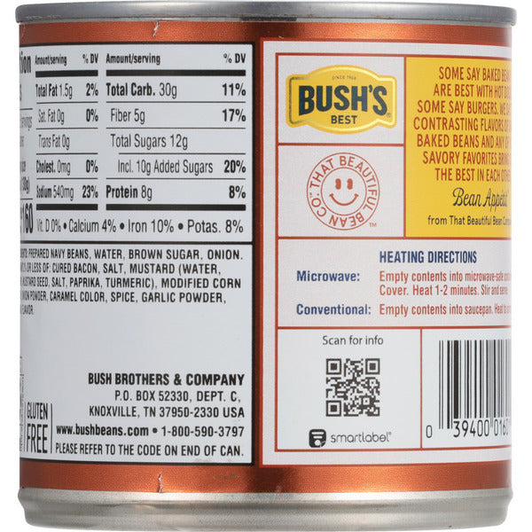 Haricots cuits au four Bush's Best avec oignon