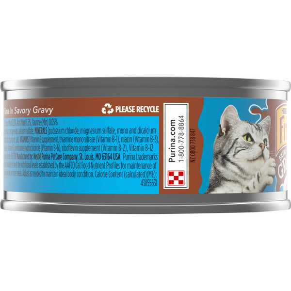 Purina Friskies Gravy Pate Wet Cat Food with Tuna
