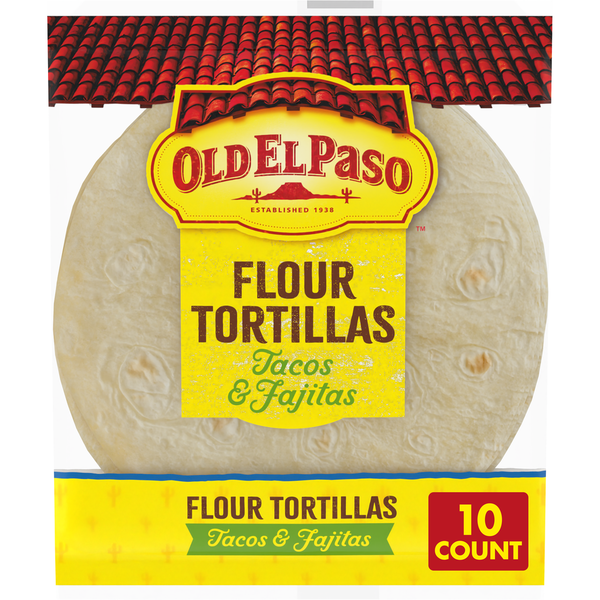 Tortillas de Harina Old El Paso para Tacos y Fajitas