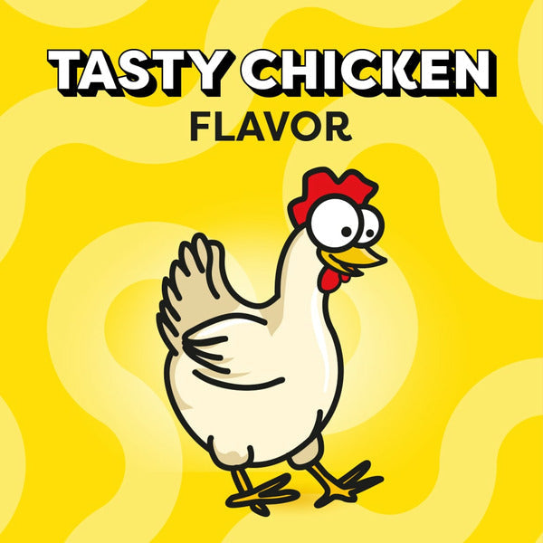 TEMPTATIONS Clásicos Galletas Crujientes y Suaves para Gatos - Sabor a Pollo Delicioso