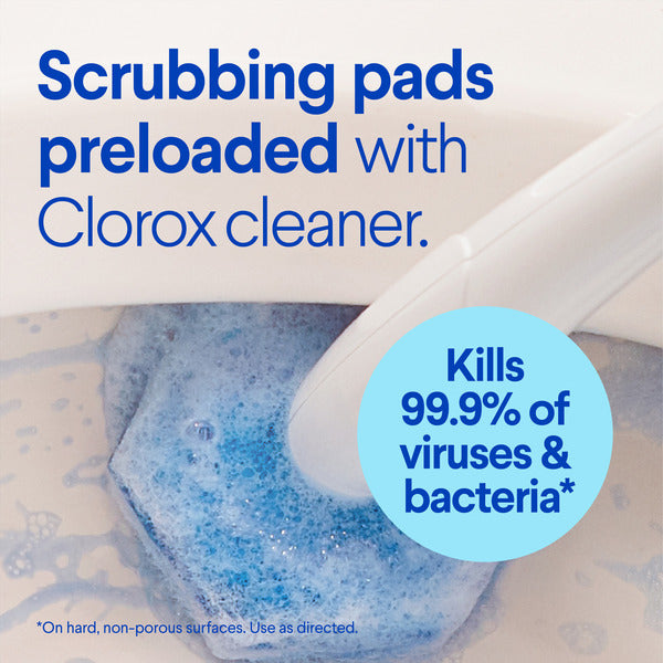 Recargas desinfectantes Clorox ToiletWand® - Cabezas de varita desechables