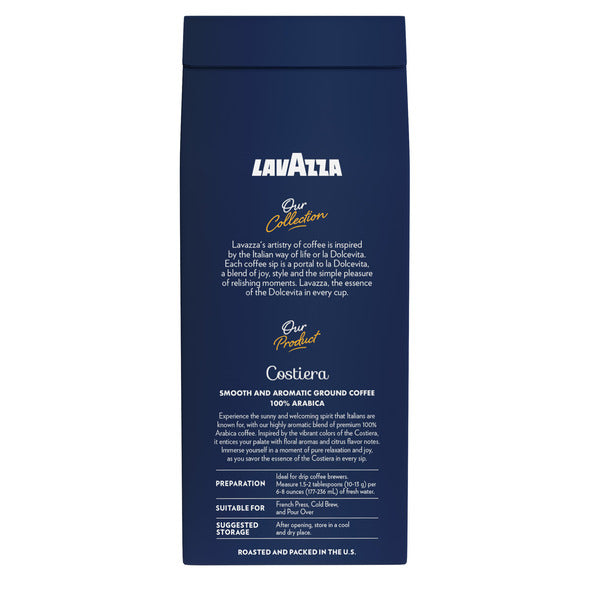 Café Molido Lavazza Costiera Gran Aroma Tostado Ligero