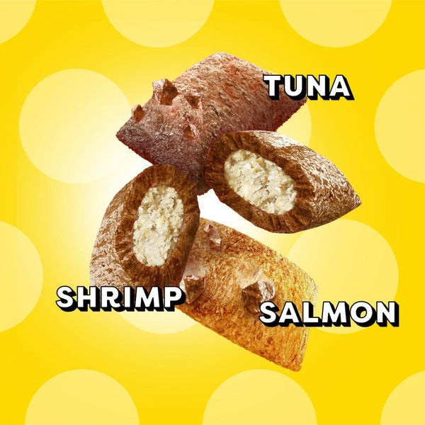 TEMPTATIONS MixUps Friandises Croquantes et Moelleuses pour Chats - Saveur Surfers' Delight