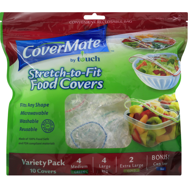 CoverMate Stretch-to-Fit Food Covers