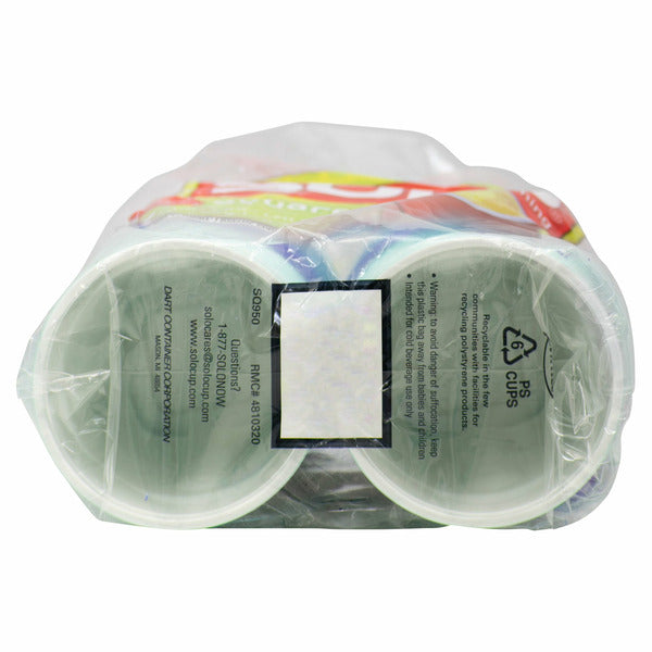 Solo Up For Anything 9 Oz Squared Plastic Cups