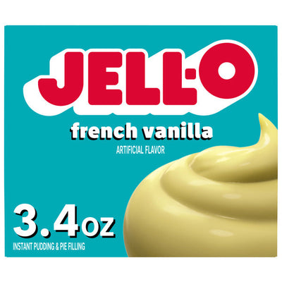 Mezcla de Pudding Instantáneo y Relleno de Pastel de Vainilla Francesa Jell-O