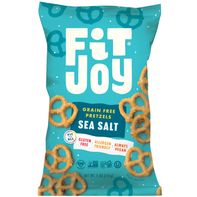 FitJoy Giros de Pretzel con Sal Marina - Snack Sin Granos