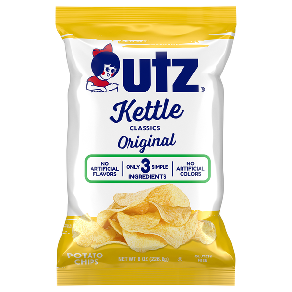 Utz Kettle Cooked Potato Chips - 8oz Bag