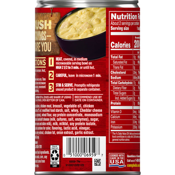 Campbell's Chicken Broccoli Cheese Soup