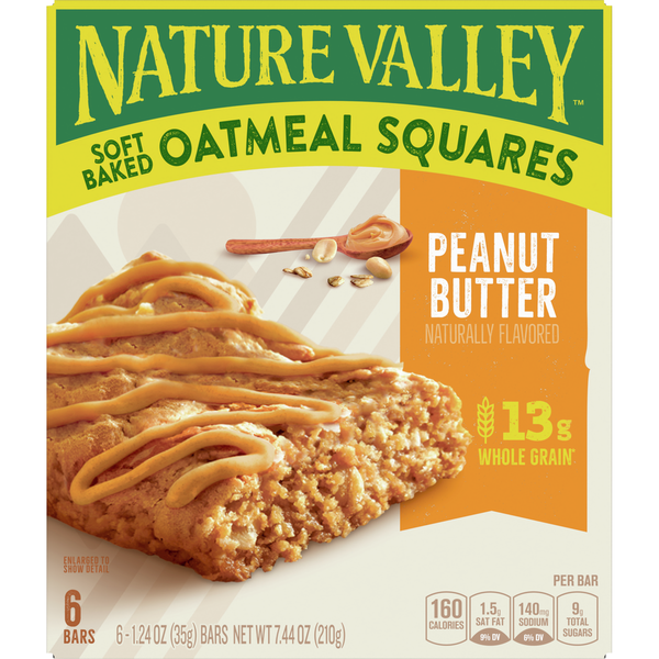 Nature Valley Cuadrados de Avena Suaves con Mantequilla de Maní