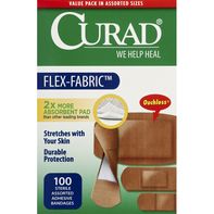 CURAD Flex-Fabric Adhesive Bandages - Protección Estéril
