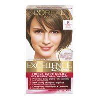 L'Oreal Creme Permanent Triple Care Hair Color, 6