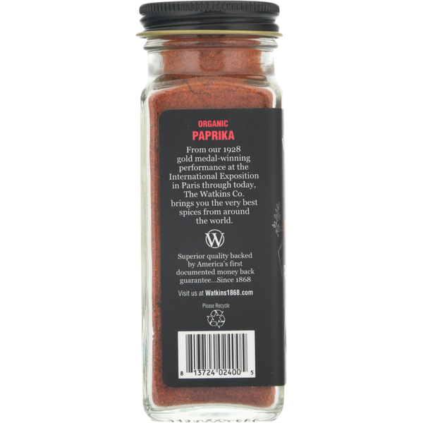 Paprika biologique Watkins - Épice premium pour l'excellence culinaire