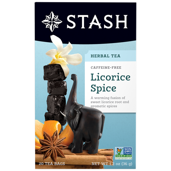 Thé aux épices de réglisse Stash, sans caféine