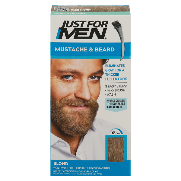 Just For Men Color para Bigote y Barba, Rubio M-10/15