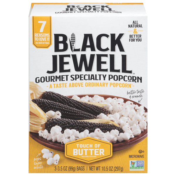 Palomitas Gourmet Black Jewell con un Toque de Mantequilla