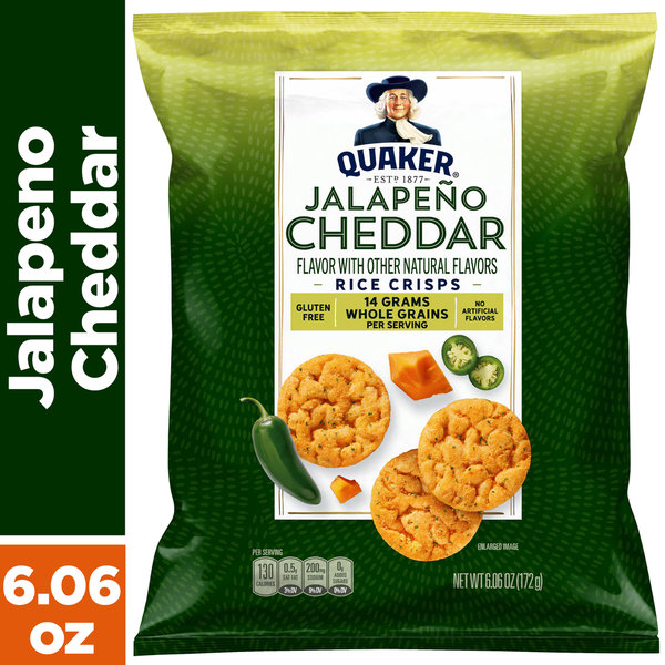 Quaker Rice Crisps Jalapeño Cheddar