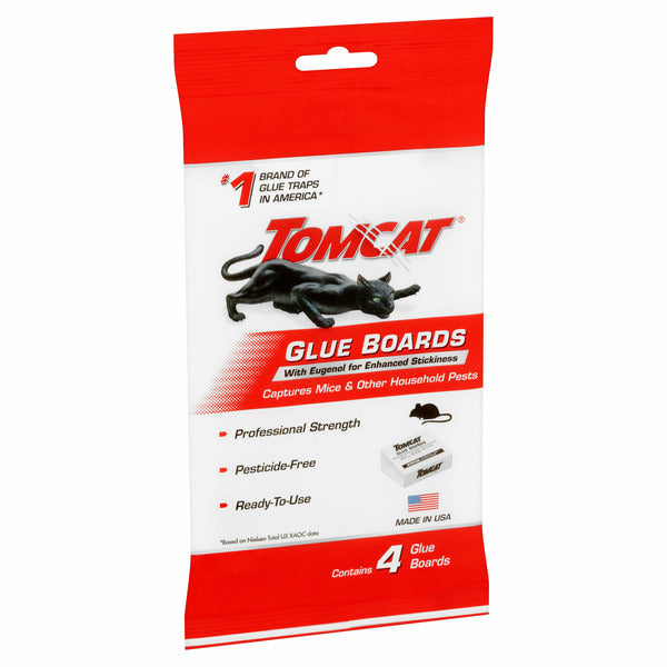 Tomcat Glue Boards - 4 Count for Effective Pest Control