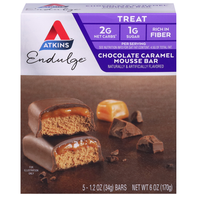 Barre de Mousse au Chocolat Caramel Atkins Endulge
