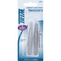 TRIM Compact Slant/Point Tweezers