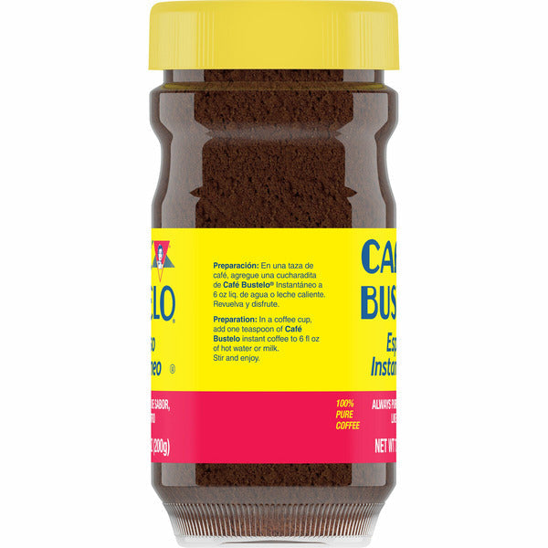 Café Bustelo Café Instantáneo - Sabor Rico y Intenso
