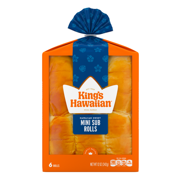 Petits pains à sous-marins sucrés originaux King's Hawaiian