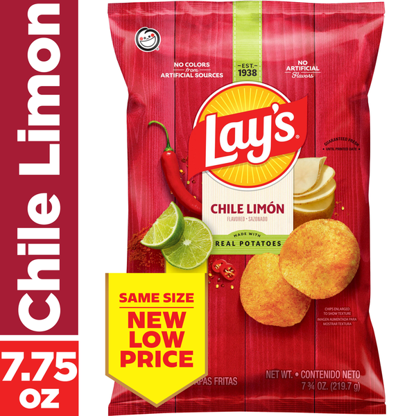 Chips de pomme de terre Lay's Chili Limón