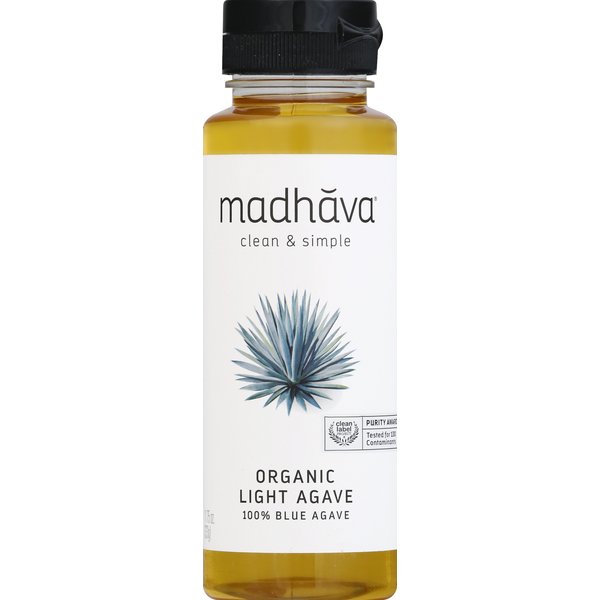 Madhava Jarabe de Agave Orgánico Ligero