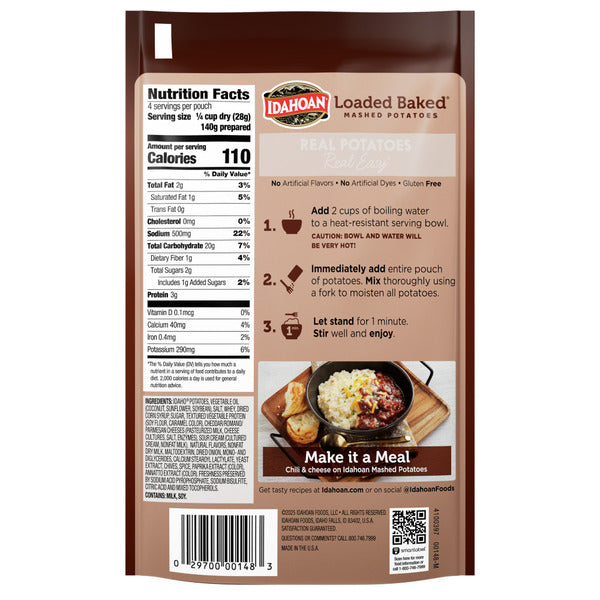 Idahoan® Loaded Baked® Purée de Pommes de Terre