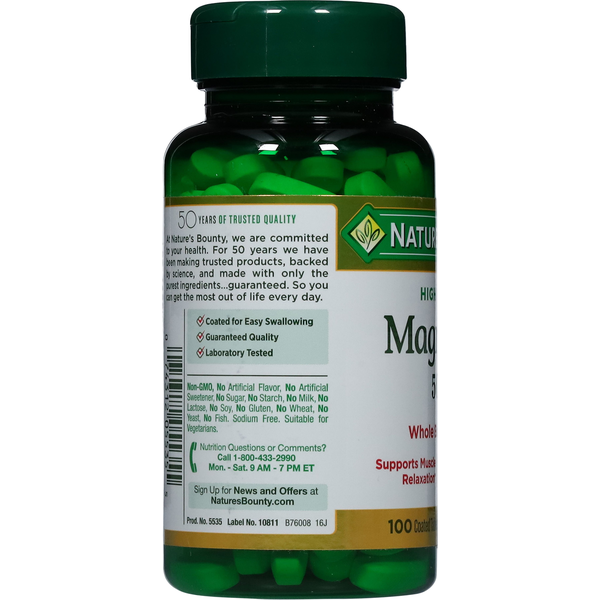 Complément de Magnésium de Nature's Bounty