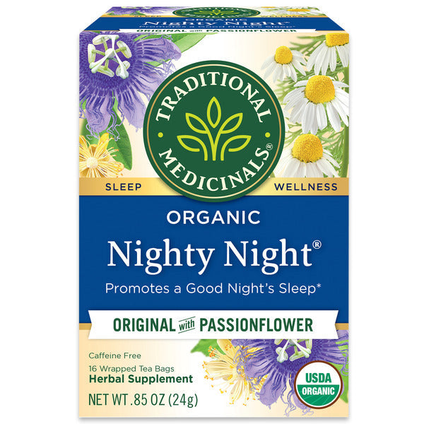 Té de hierbas orgánico Nighty Night de Traditional Medicinals