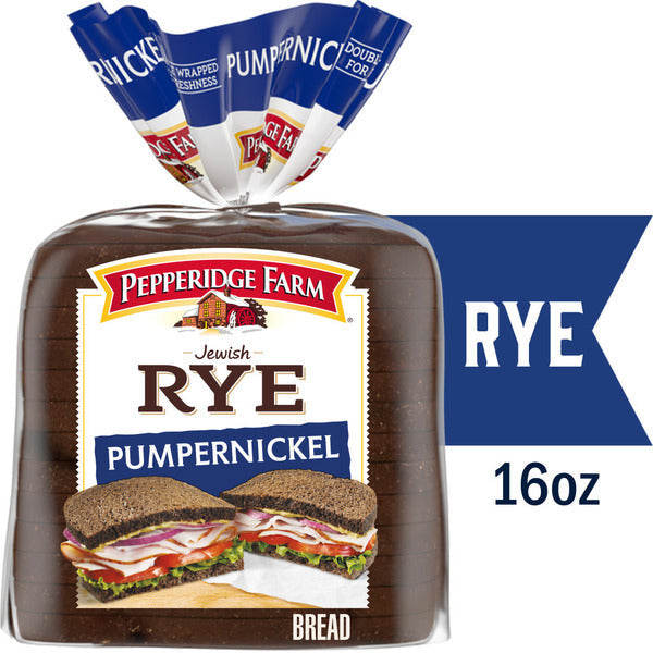 Pan de Pumpernickel Oscuro Judío de Pepperidge Farm