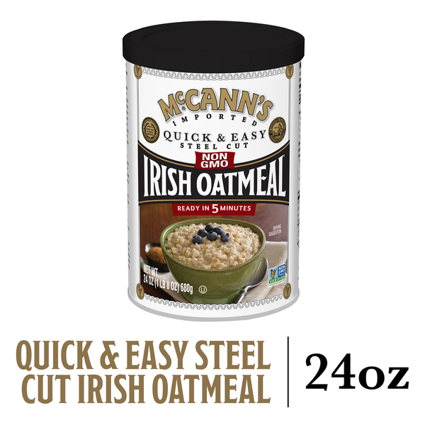 McCann's Quick & Easy Steel Cut Irish Oatmeal, Non-GMO