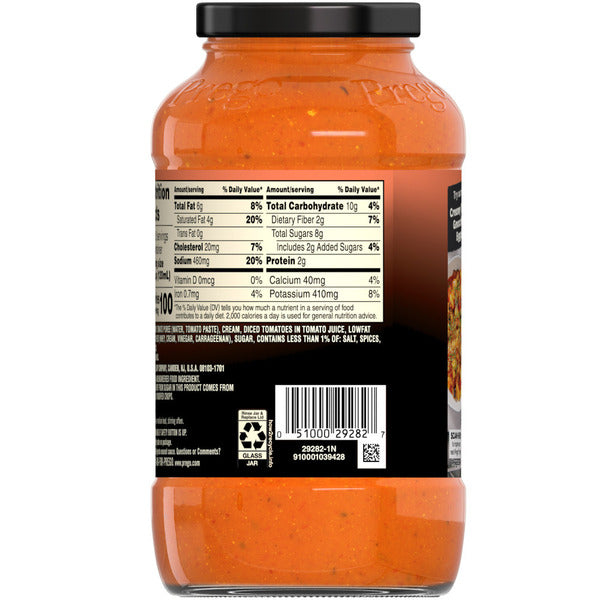 Salsa de Pasta de Tomate Cremosa Prego con Queso Ricotta