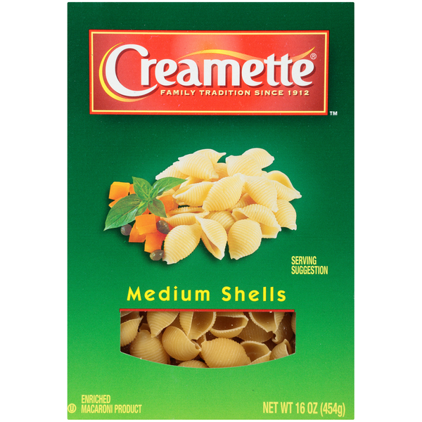 Creamette Medium Shells - Premium Pasta for Every Dish