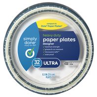 Simply Done Designer Heavy Duty Paper Plates