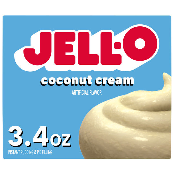 Mélange de Pudding et de Garniture à Tarte Jell-O Crème de Noix de Coco Instantané
