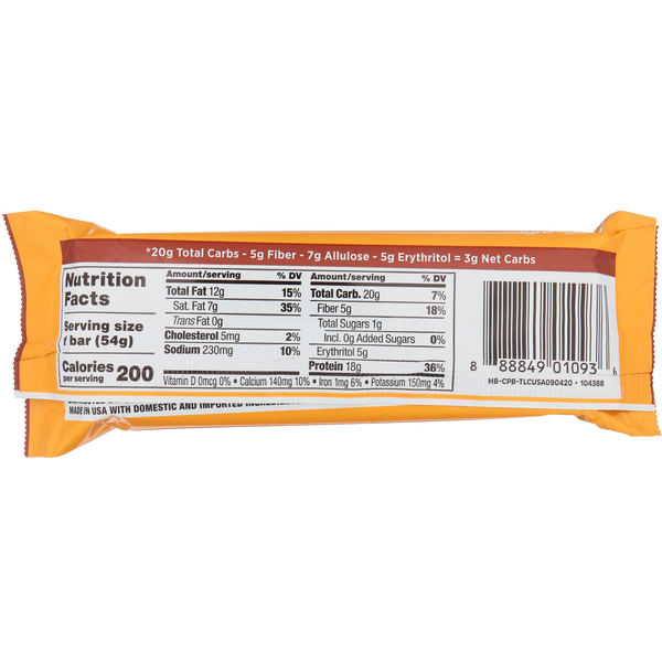 Barra de Proteína Quest - Sabor Chocolate y Mantequilla de Maní Hero