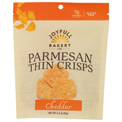 Crispetas de Cheddar y Parmesano de Joyfull Bakery