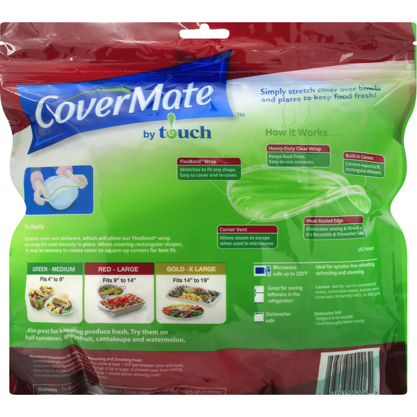 CoverMate Stretch-to-Fit Food Covers
