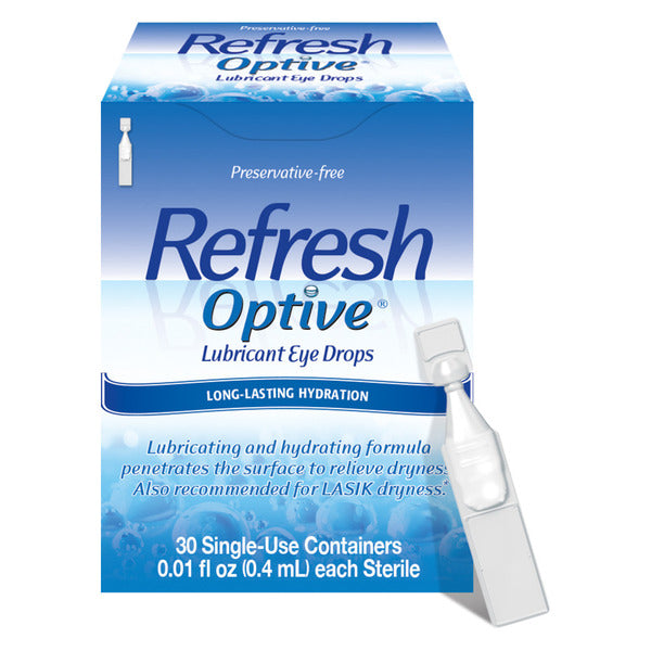 Gotas para los ojos Refresh Optive sin conservantes