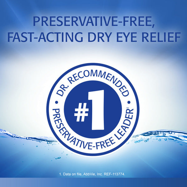 Gotas para los ojos Refresh Optive sin conservantes