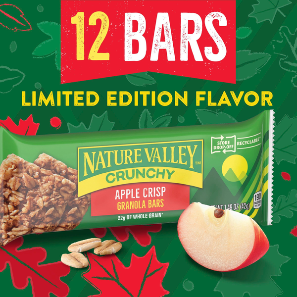 Barres de granola croquantes Nature Valley au goût de pomme