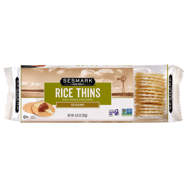 Sesmark Rice Thins with Sesame